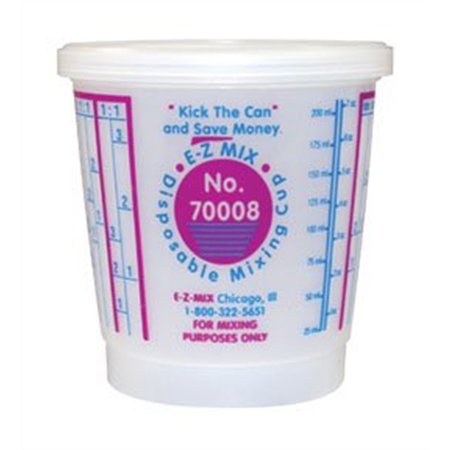 E-Z MIX 1/2 Pint Disposable Mixing Cups 100/Box 70008